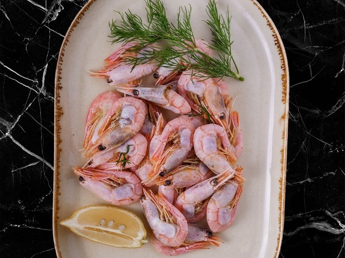 Креветки отварные