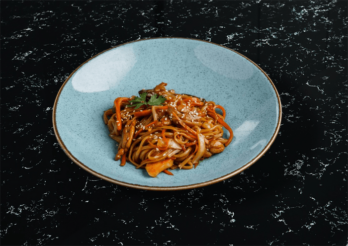 Удон с курицей