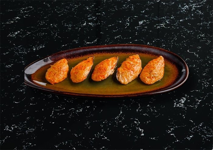 Мидии запеченные